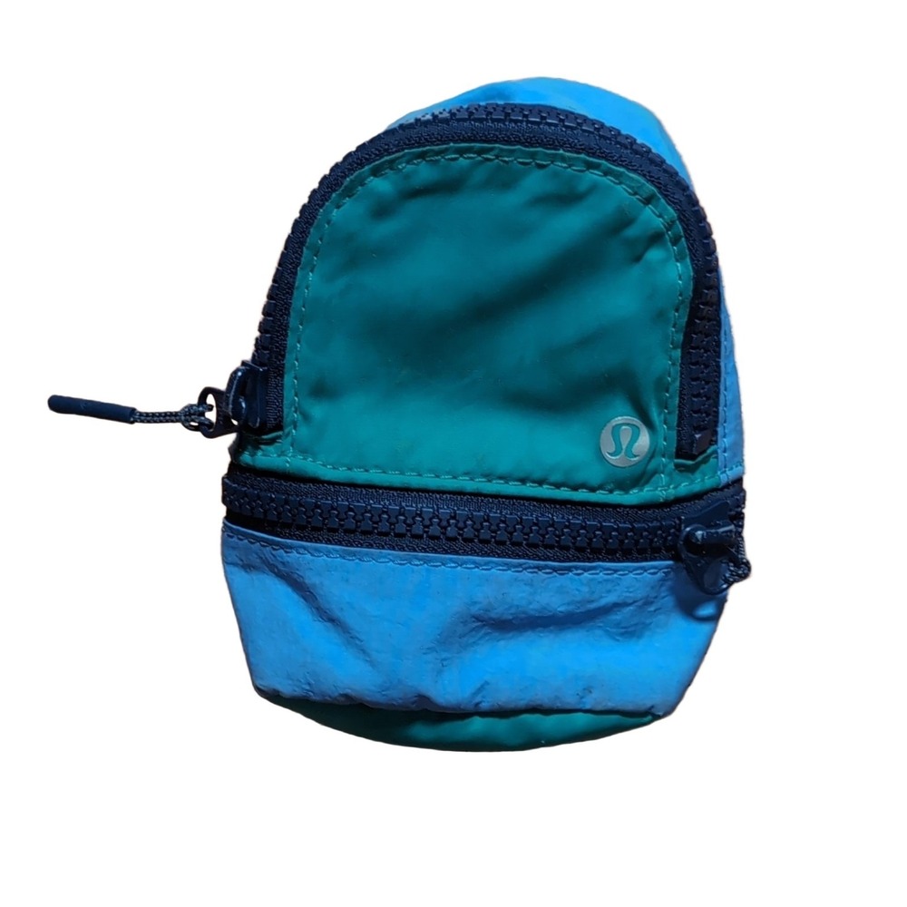 lululemon City Adventurer Nano Backpack LW9EFZS Pouch Green Blue Nylon Women's